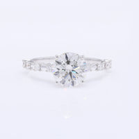 2.22 Carats Lab Grown Diamond 14K Gold Ring