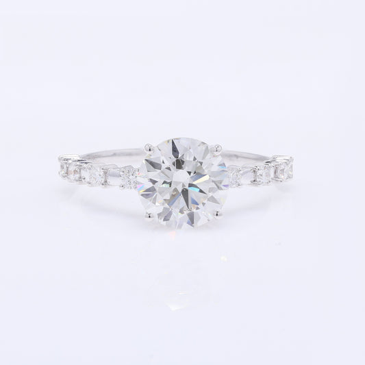 2.22 Carats Lab Grown Diamond 14K Gold Ring