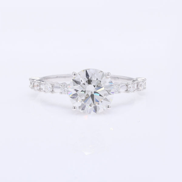 2.22 Carats Lab Grown Diamond 14K Gold Ring