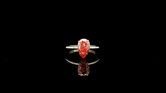 1.50 Carats Pink Lab Grown Diamond 14K Gold Ring