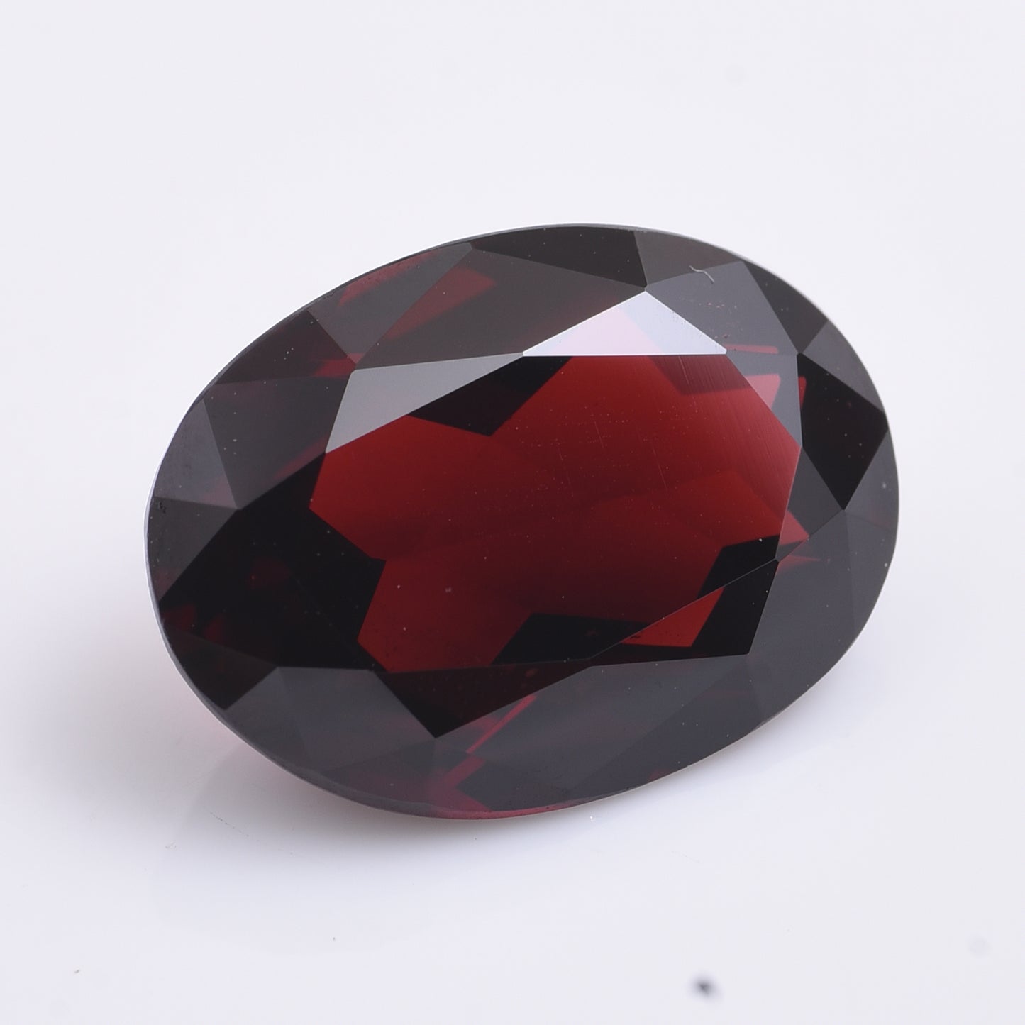 13.68 Natural Pyrope-Almandite Garnet Oval Mixed Cut Gemstone