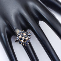 3.71 Ct Pear Sapphire 14K Gold Ring