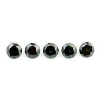 0.64 Green Diamond Round Loose Gemstone