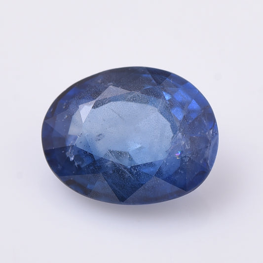 1.38 Natural Corundum Sapphire Oval Mixed Cut Gemstone