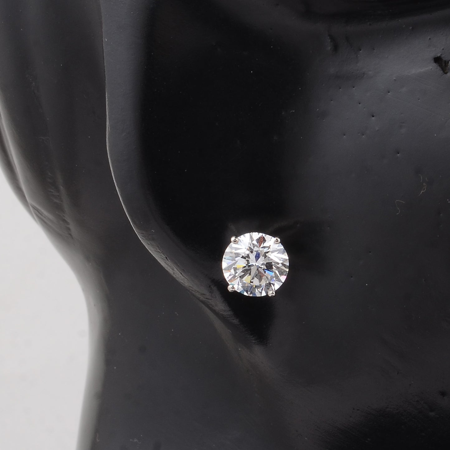 3.06 Carats Lab Grown Diamond 14K Gold Earrings