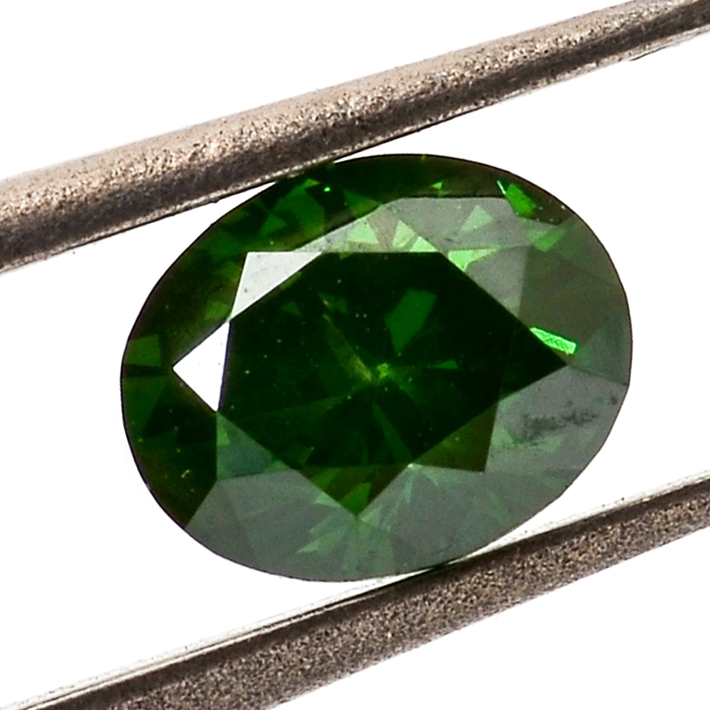 0.36 Green Diamond Oval Loose Diamond