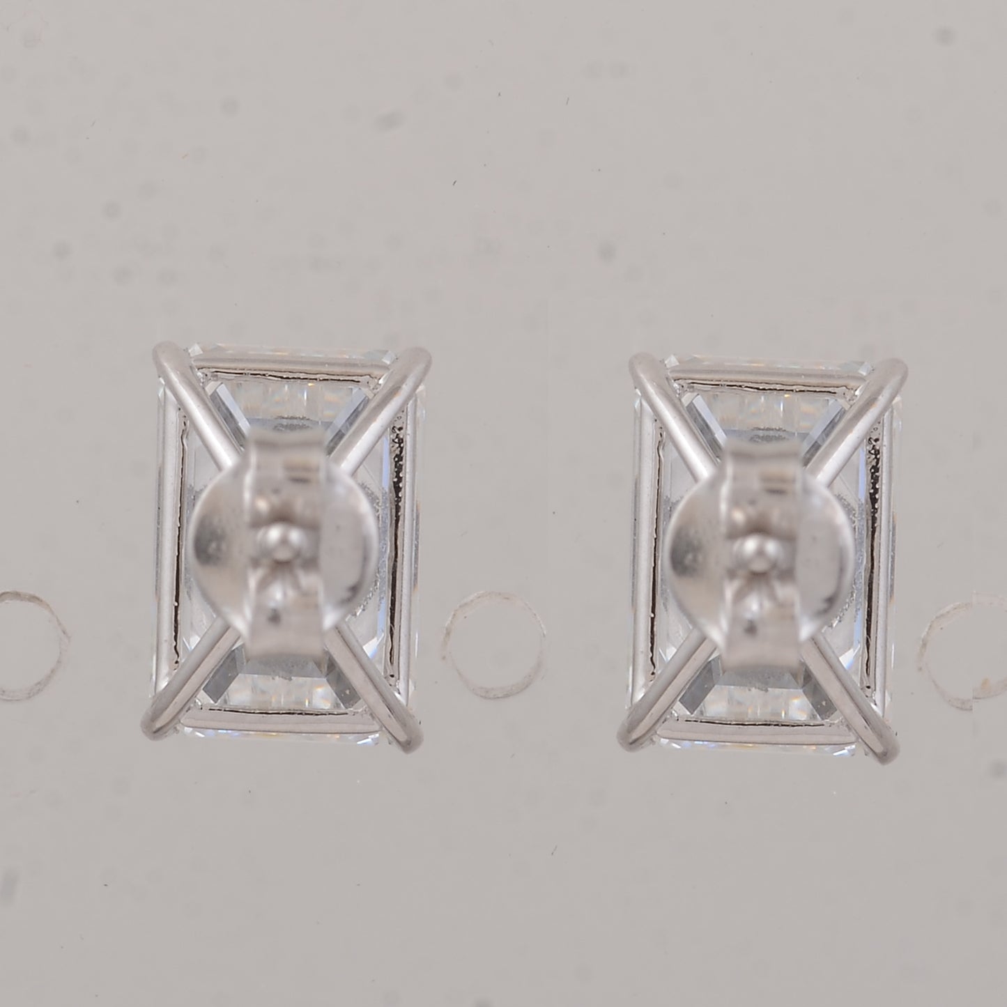 5.08 Carats Lab Grown Diamond 14K Gold Earrings