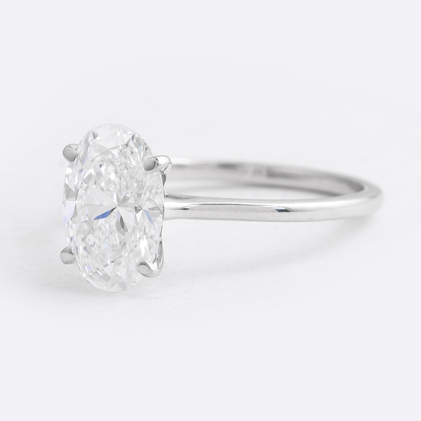 2.07 Carats Lab Grown Diamond 14K Gold Ring