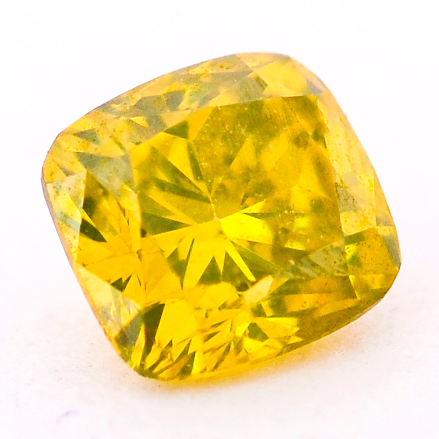 0.29 Yellow Diamond Octagon Loose Diamond