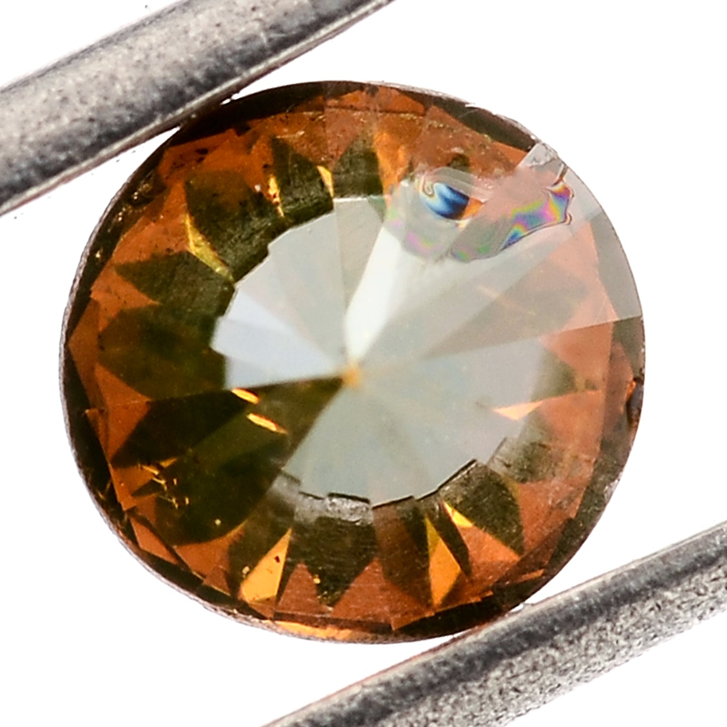 0.50 Red Diamond Round Loose Gemstone