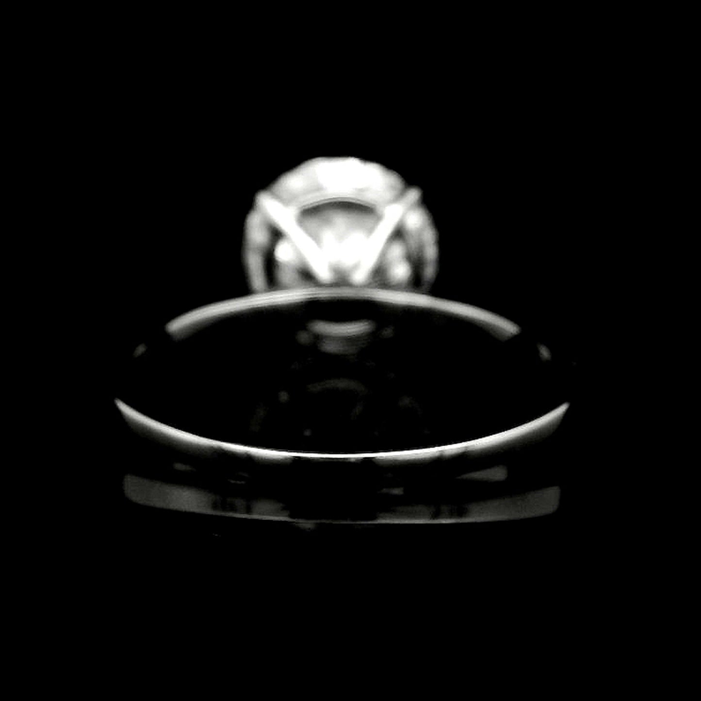 3.07 Carats Lab Grown Diamond 950 Platinum Ring