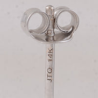 4.06 Carats Lab Grown Diamond 14K Gold Earrings