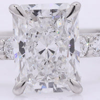 2.55 Carats Lab Grown Diamond 950 Platinum Ring