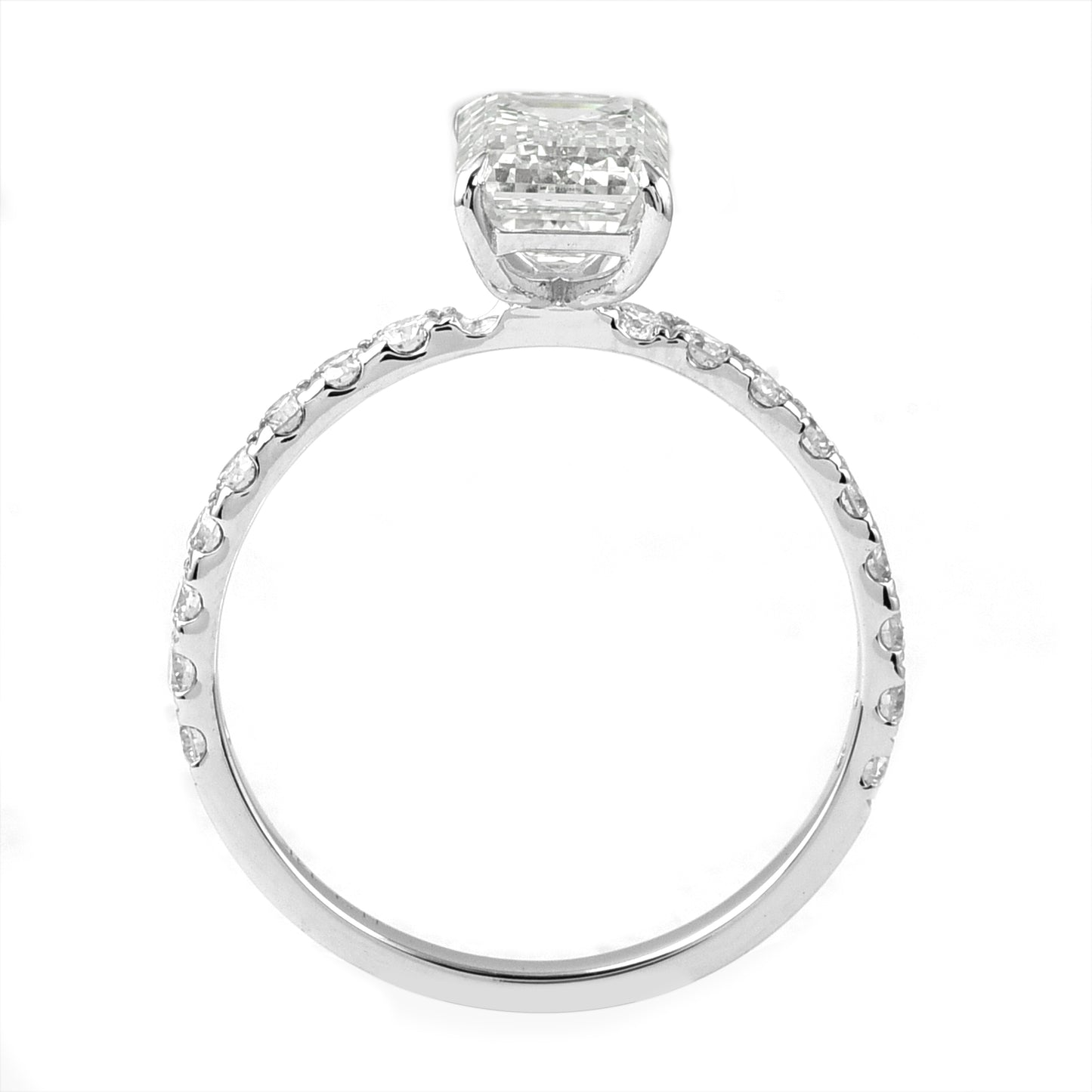 2.36 Carats Lab Grown Diamond 14K Gold Ring