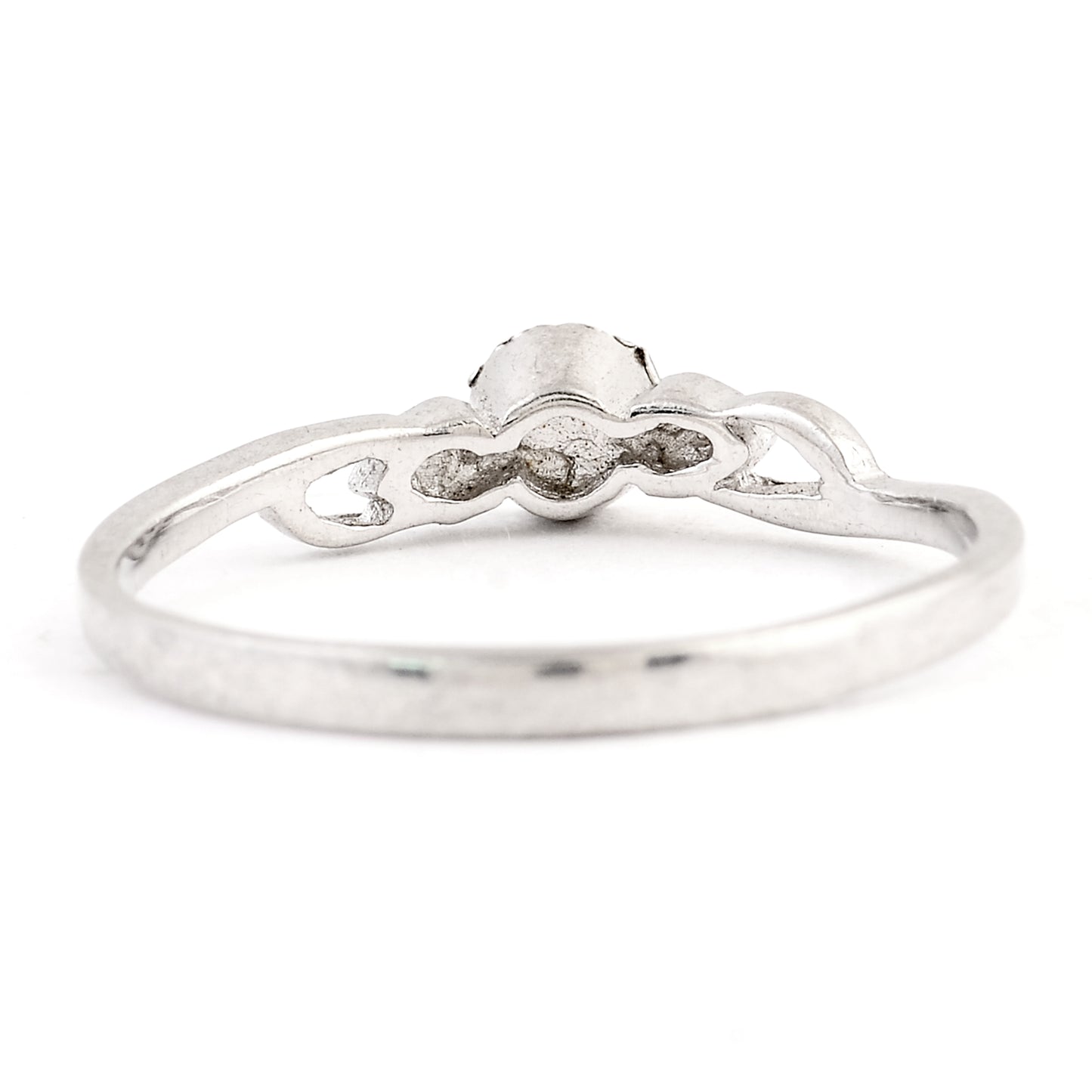0.00 Ct Plain 925 Sterling Silver Ring