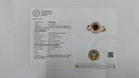 2.77 Ct Oval Mixed Cut Natural Plagioclase Feldspar Sunstone 14K Gold Ring