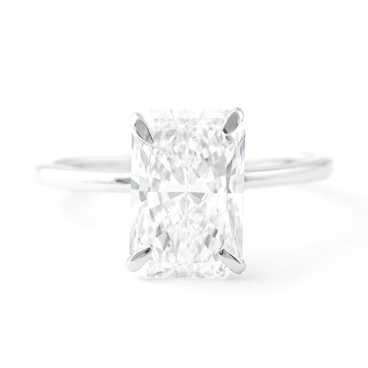 3.00 Carats Lab Grown Diamond 950 Platinum Ring