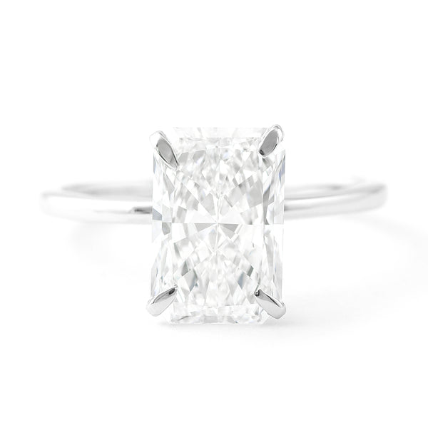 3.00 Carats Lab Grown Diamond 950 Platinum Ring