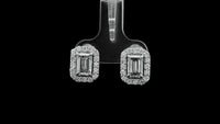 3.10 Carats Lab Grown Diamond 14K Gold Earrings