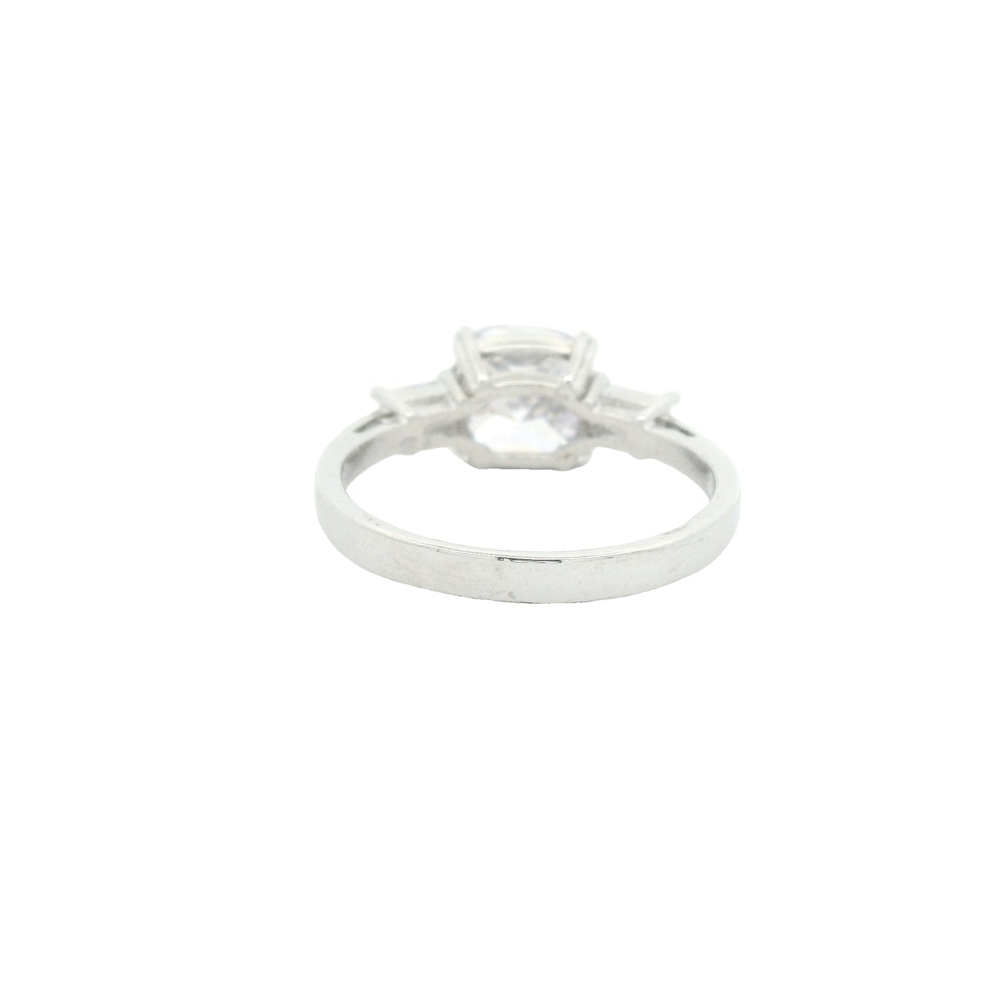 4.17 Ct Cubic Zirconia 925 Sterling Silver Ring