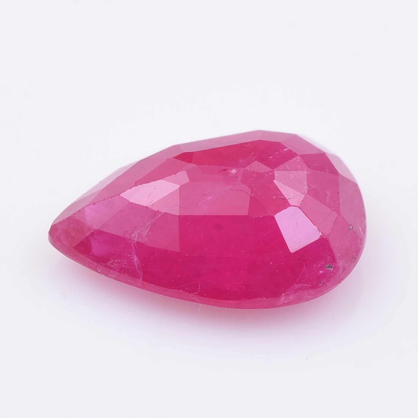 2.02 Natural Corundum Ruby Pear Mixed Cut Gemstone