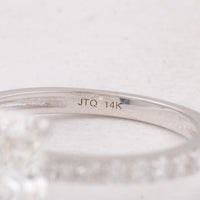3.41 Carats Lab Grown Diamond 14K Gold Ring