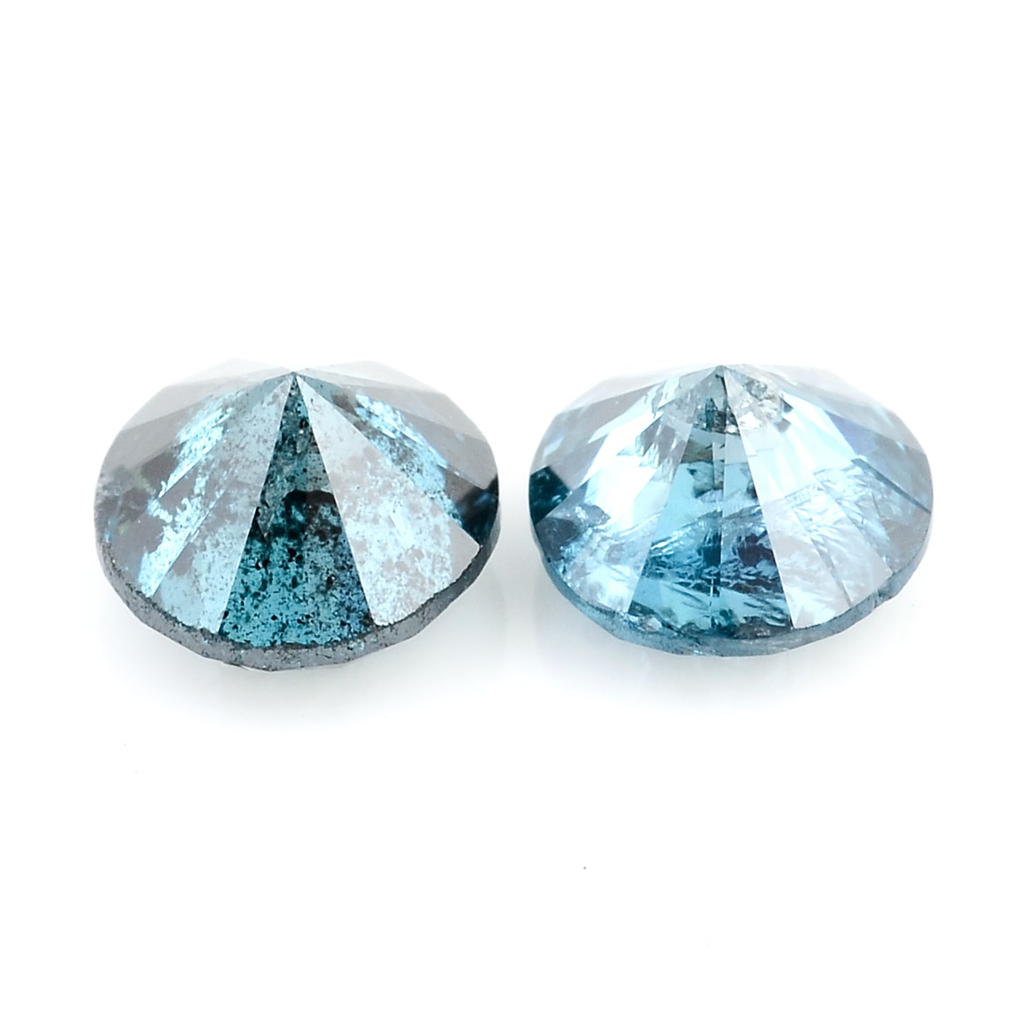 0.74 Blue Diamond Round Loose Gemstone