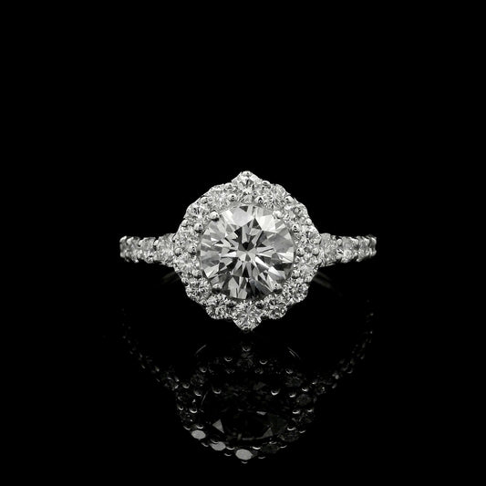 2.02 Carats Lab Grown Diamond 14K Gold Ring