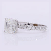 3.32 Carats Lab Grown Diamond 14K Gold Ring