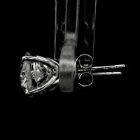 3.35 Carats Lab Grown Diamond 14K Gold Earrings