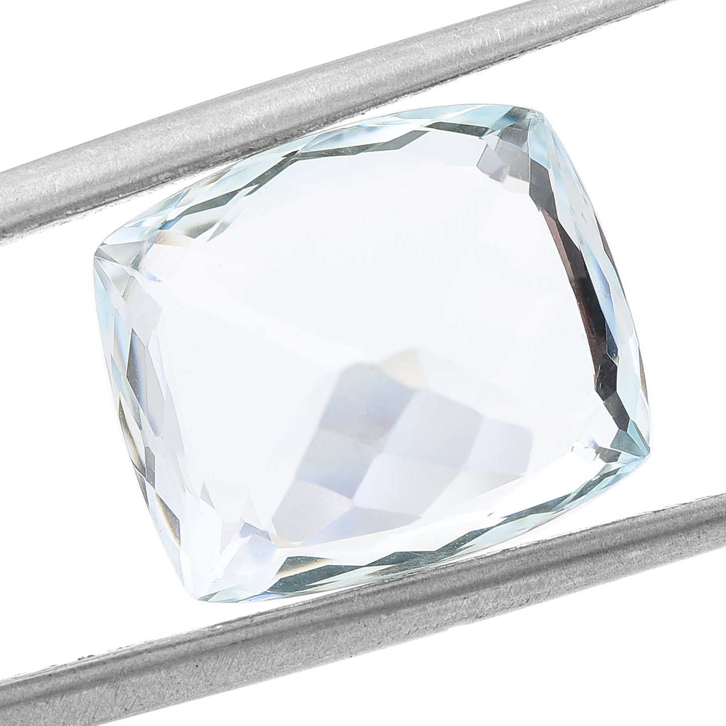 8.28 Natural Beryl Aquamarine Rectangular Cushion Mixed Cut Gemstone