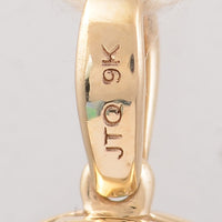 2.23 Ct Oval Emerald 9K Gold Pendant