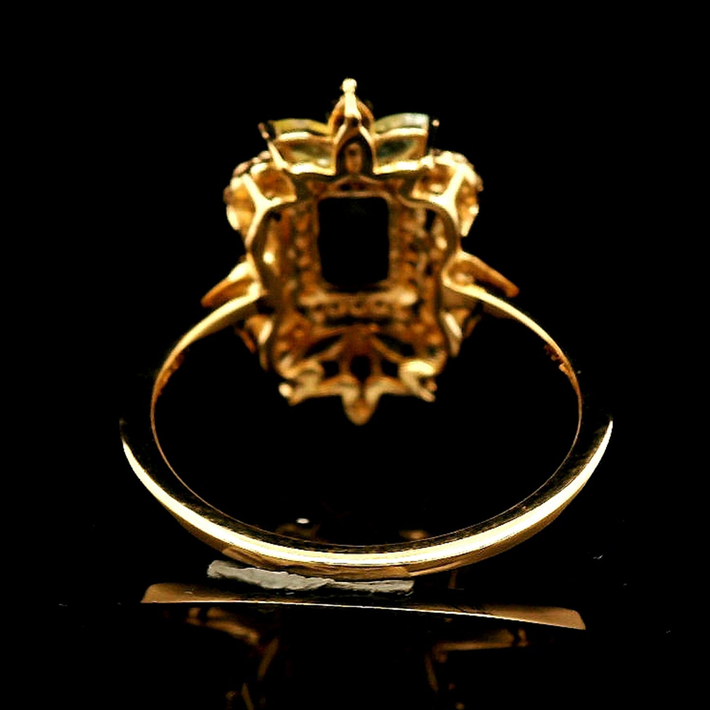 1.42 Ct Octagon Tourmaline 14K Gold Ring