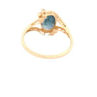 1.94 Ct Oval Sapphire 14K Gold Ring