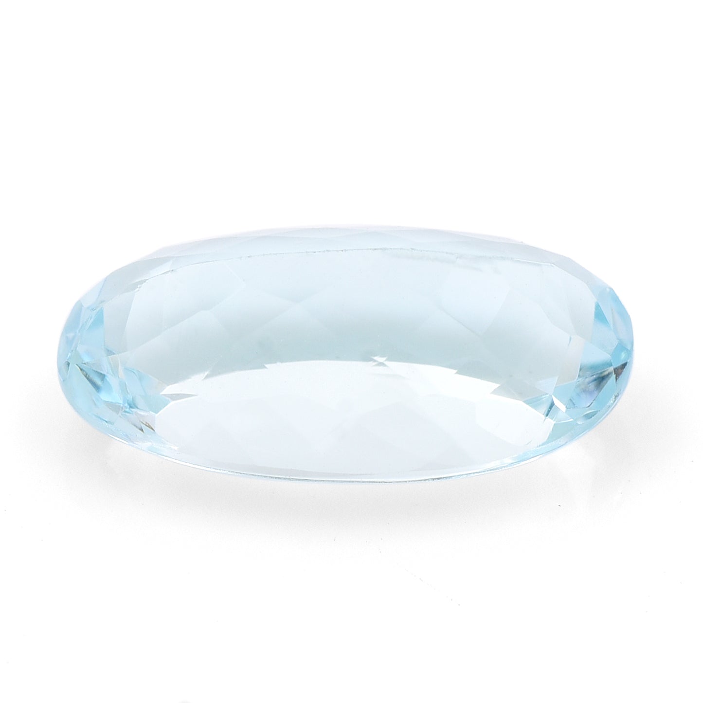 6.03 Natural Beryl Aquamarine Oval Mixed Cut Gemstone