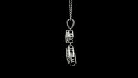 3.10 Carats Lab Grown Diamond 14K Gold Pendant