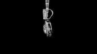 4.10 Carats Lab Grown Diamond 14K Gold Pendant