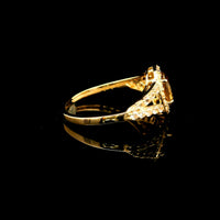 1.34 Ct Oval Tourmaline 14K Gold Ring