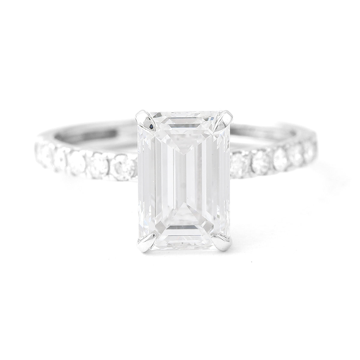 2.20 Carats Lab Grown Diamond 14K Gold Ring