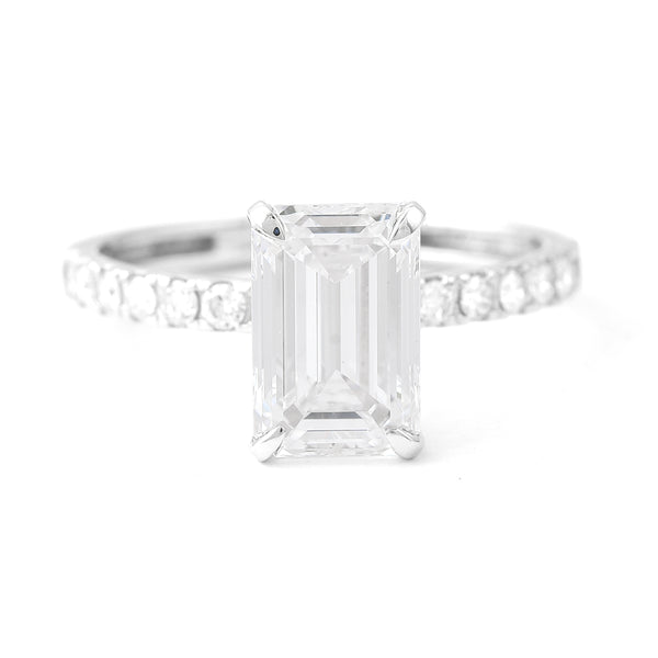 2.20 Carats Lab Grown Diamond 14K Gold Ring