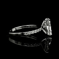 2.78 Carats Lab Grown Diamond 950 Platinum Ring