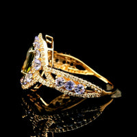 2.92 Ct Oval Tourmaline 14K Gold Ring