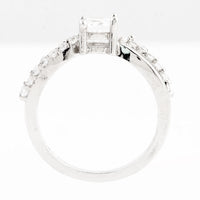 1.20 Ct Cubic Zirconia 925 Sterling Silver Ring