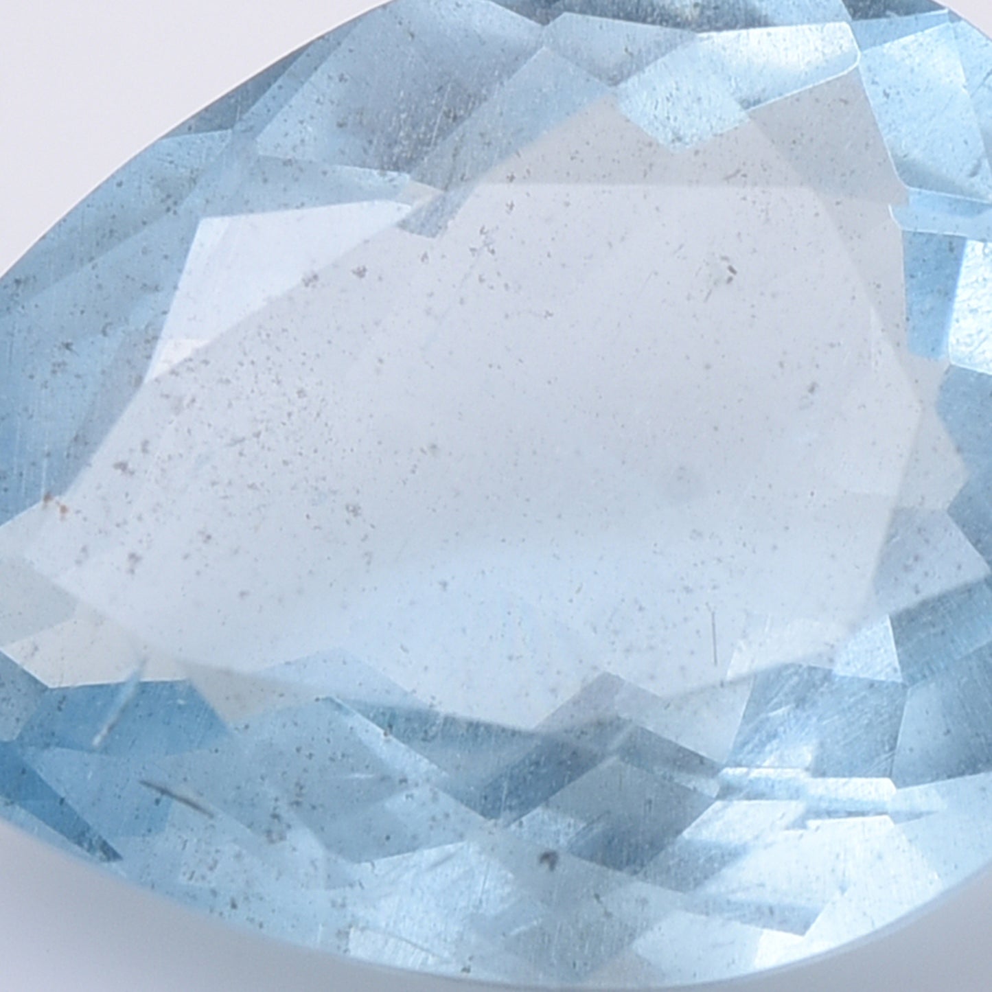 5.82 Natural Beryl Aquamarine Pear Mixed Cut Gemstone