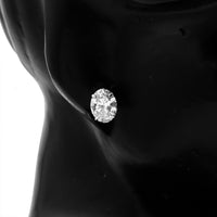 3.80 Carats Lab Grown Diamond 14K Gold Earrings