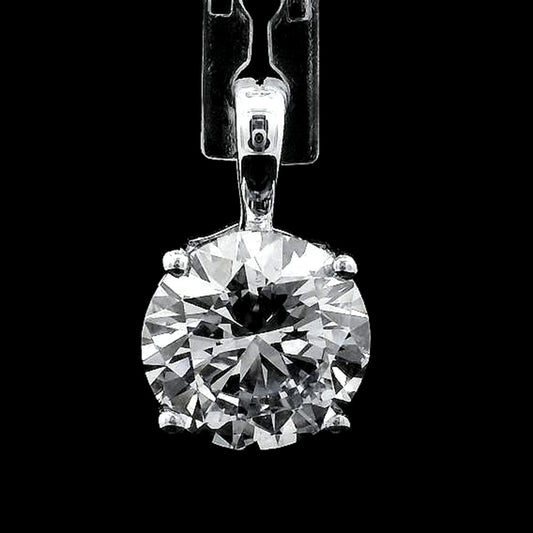 2.08 Carats Lab Grown Diamond 14K Gold Pendant