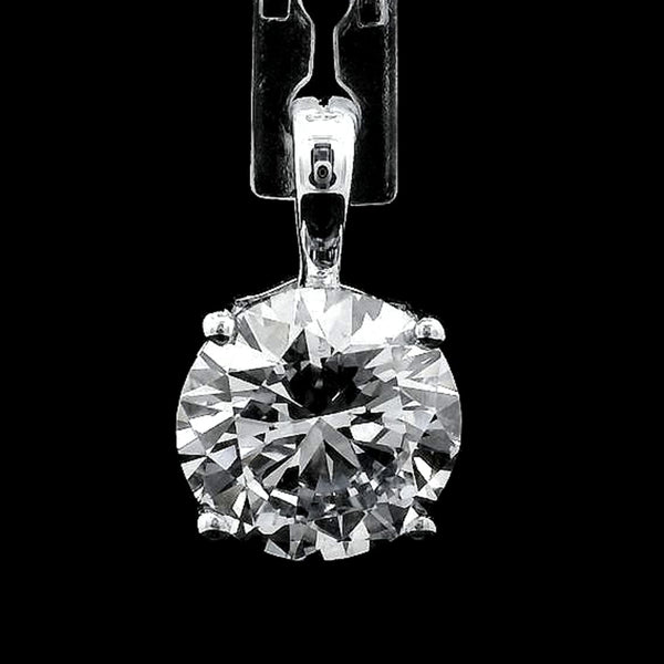 2.08 Carats Lab Grown Diamond 14K Gold Pendant