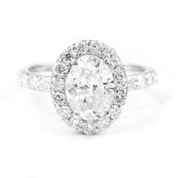 2.97 Carats Lab Grown Diamond 14K Gold Ring