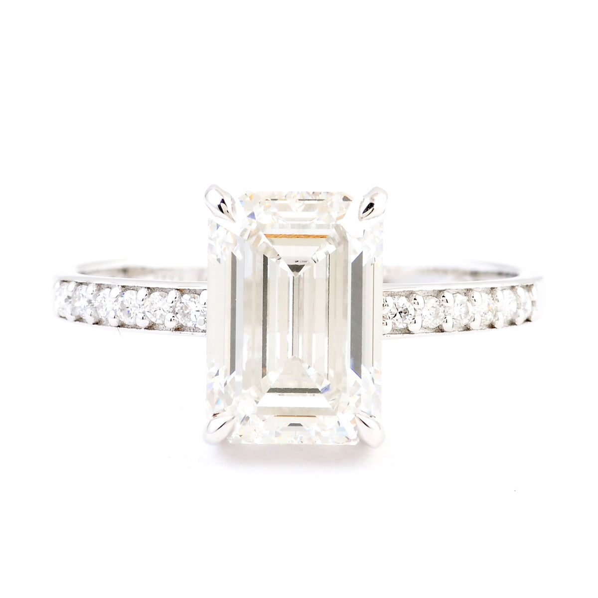 2.99 Carats Lab Grown Diamond 14K Gold Ring