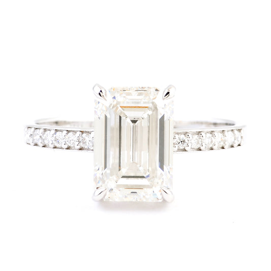 2.99 Carats Lab Grown Diamond 14K Gold Ring
